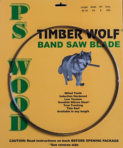 PS Wood Timber Wolf 111 x 3/16 x 4 TPI להקת מסור מסור