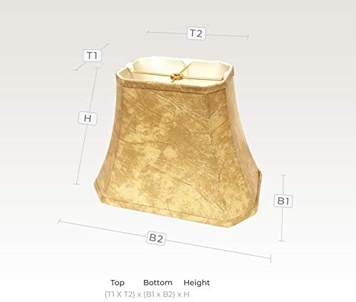 רויאל עיצובים מלבן חתוך מלבן גוון מנורה, Mouton, x x 13.25