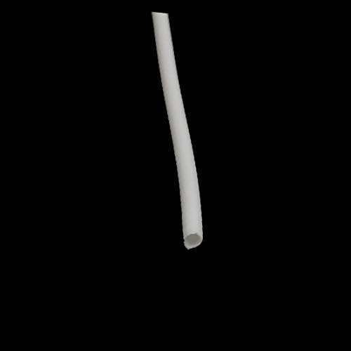 X-deree 15m 0.02in Dia polyolefin להבה צינור מעכב לבן לתיקון תיל (tubo ignifugo poliolefinico con ametro interno