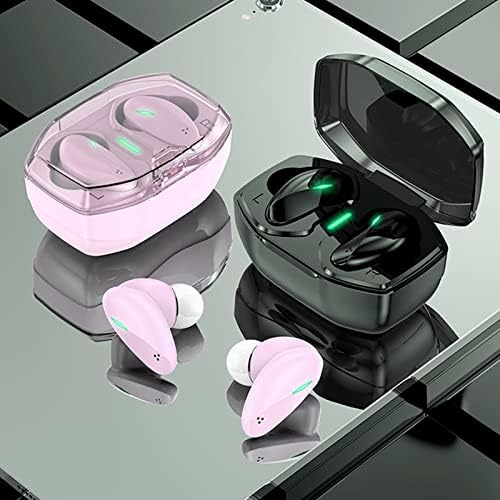 אוזניות Bluetooth, אוזניות אלחוטיות, Bluetooth 5.2 אוזניות ספורט עם מארז טעינה של אור RGB ואוזניות אלחוטיות,
