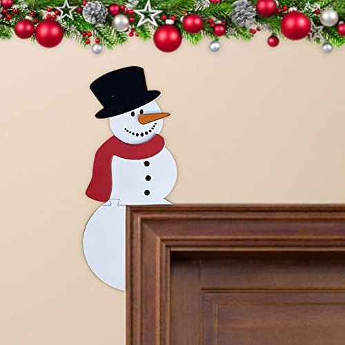 חג המולד סנטה שלג כובע דלת פינת קישוט חג המולד