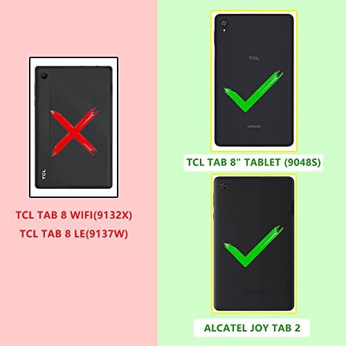 Mignova for Alcatel Joy Tab 2 8 אינץ '2020 Case Model 9032Z עבור Alcatel Joy Tab 2 CASE עבור TCL