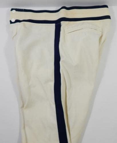 1984 יוסטון אסטרוס ורן רוהל 48 משחק משומש במכנסיים לבנים 35-24 DP25299 - משחק מכנסי MLB משומשים