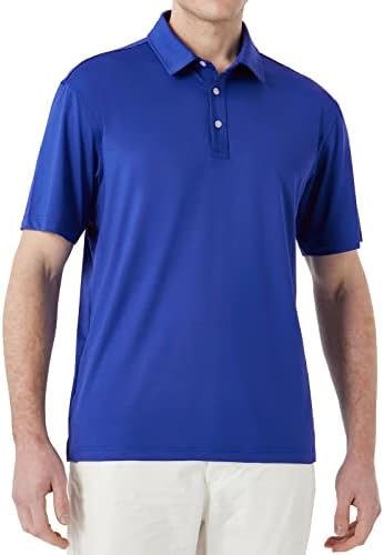 חולצות פולו לגברים של Naviskin חולצות גולף יבשות מהירות UPF 50 שרוול ארוך וקצר לחות חולצות פולו חולצות