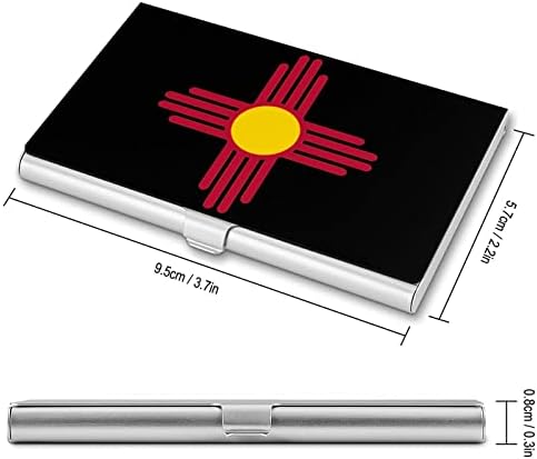 מדינת דגל של ניו מקסיקו עסקים שם כרטיס מקרה מקצועי כיס ארגונית מחזיק מצחיק הדפסה