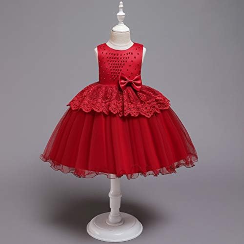 שמלות שמלות לילדים תינוקות שמלות שמלות בנות ראפלס טול טלאי טלאי נסיכה פעוטות שמלות תה גבוהות