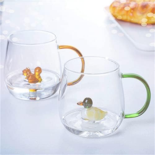 מים משקפיים בעלי החיים צורת זכוכית בית חמוד גבוהה בורוסיליקט זכוכית שכבה אחת כוס סלון עם אורחים