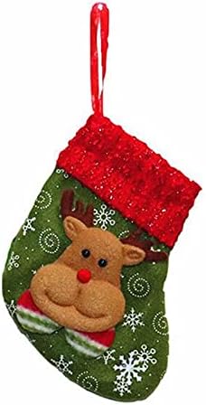 XIOS קישוט לחג המולד חופשות חורף מספק גרביים לקישוט חג המולד תיק אופנה עץ תיק תפאורה בית קשת למכונית