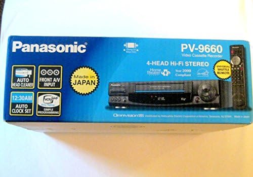 Panasonic PV-9660 4-Head Stereo VCR omnivision