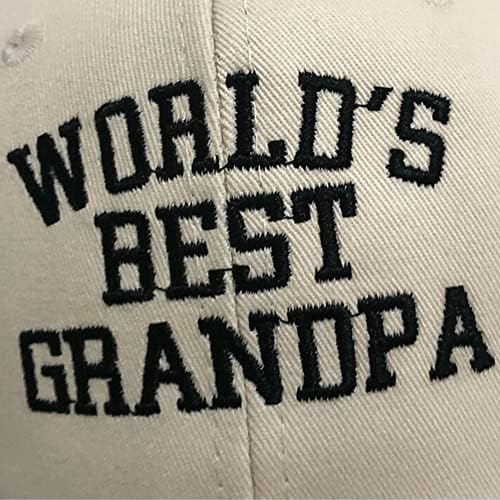 העולם של הטוב ביותר סבא בייסבול כובע רקום נמוך פרופיל רך כותנה בייסבול כובע