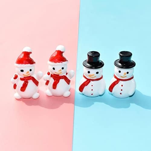 Jojofuny ילדים צעצועים לילדים צעצועים לילדים 20 יחידות מיני שלג איש שלג, צלמיות שלג איש שלג, צלמיות שלג