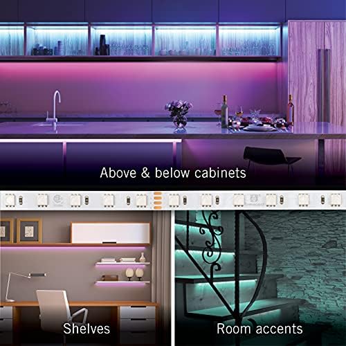 תאורת Armacost Riebbonflex Home Home Multi-Color LED Light 30 נוריות LED/מטר, 32.8 רגל 613250