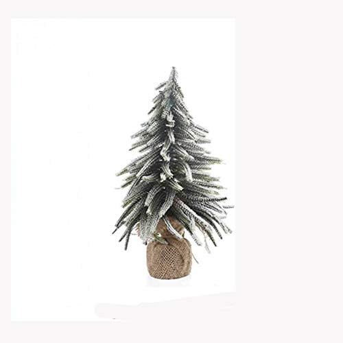 ריסוס עץ חג המולד של השלג אריזת עץ חג המולד מיני סימולציה של נובל ארז עץ קישוט קטן קישוט לחג המולד