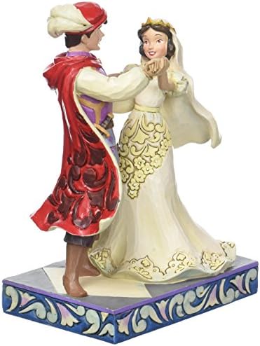 מסורות ג'ים שור דיסני מאת אנסקו שלגיה לבנה ופסלון חתונה של הנסיך