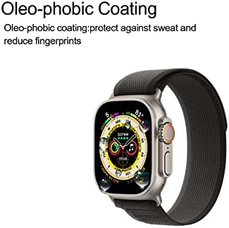 Supershieldz מיועד למגן מסך זכוכית מחוסמת של Apple Watch עם Apple Watch עם אנטי שריטה, ללא בועה