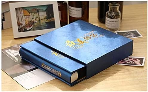 אלבום ברונזינג קופסא 7 אינץ '200 גיליונות אלבום נסיעות משפחתיות מוסיף, 25x20x5 סמ זיכרונות טובים