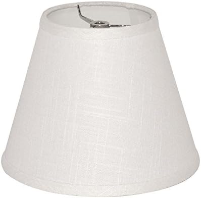חבית כוכב טוטו גוון מנורה קטן לבן להחלפת מנורות רצפת שולחן, 6 על 10 על 7.5 אינץ', בד בד, דגם עכביש