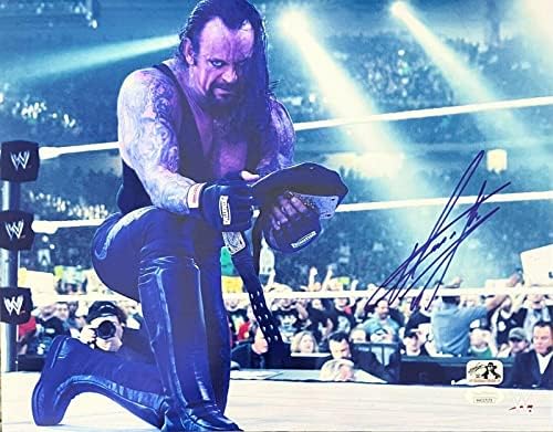 WWE בלעדי קברן חתום חתימה עם חתימה 11x14 אימות JSA 7 - תמונות היאבקות חתימה