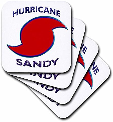 3 רוז סיסט_76841_4 הוריקן סנדי עם סמל סערה-תחתיות אריחי קרמיקה, סט של 8