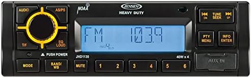 ג'נסן JHD1130 כבד 160 סטריאו וואט, דיגיטלי AM/FM עם קביעות מוגדרות מראש לתחנה לתכנות, קלט עזר