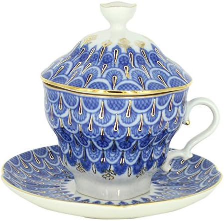 Lomonosov Imperical Parclain לשכוח אותי-לא-לא-כלי שתייה אוסף כוסות תה.