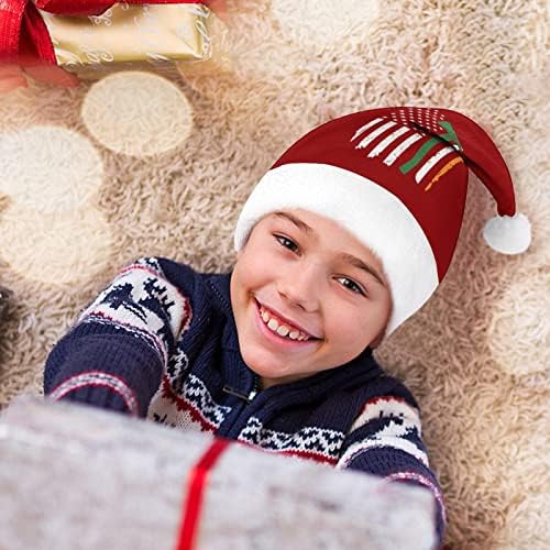 אירי כבאי כבאי אמריקאי דגל חג המולד כובע אישית סנטה כובע מצחיק חג המולד קישוטים