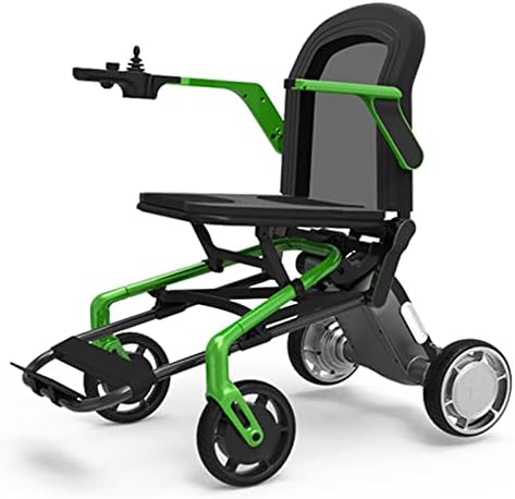 מתקפל כיסא גלגלים חשמליים נייד נסיעות כיסא מתקפל ב 1 שני עכשיו. כיסא הכוח הקל והקומפקטי ביותר בעולם האדום