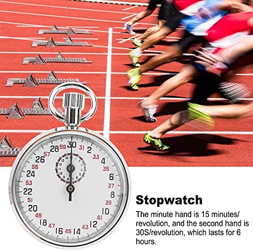 שעון עצירה מכני כרונוגרף ספורט ריצה טיימר ציוד לימוד פיזיקה