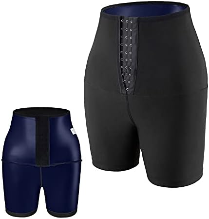 נשים זייטיאני מזיעות מאמן מותניים אלסטיות בקרת בטן חותלות כושר מכנסיים קצרים של נשים/אימון יוגה