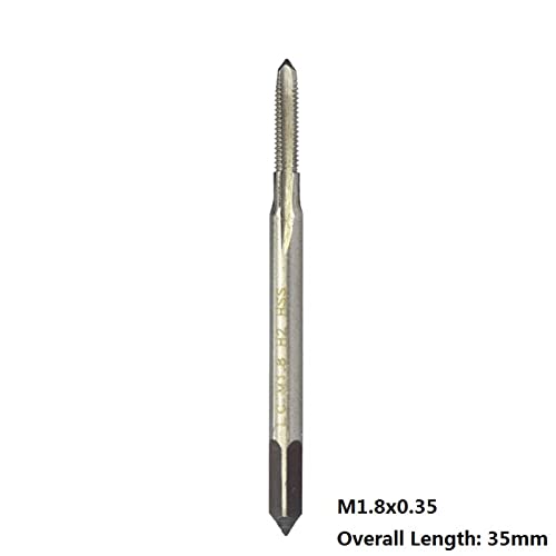 M1-M1.8 חוט מקדח מקדח 6542 חור ישר חור ישר מקדח מכונה מטרי מכונה חוט ברז 1 pcs