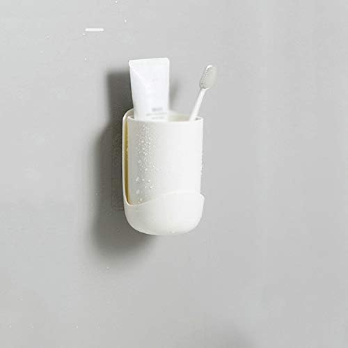 מחזיק מברשת שיניים רכוב על קיר יצירתי עם אמבטיה עם אמבטיה אטום אבק אבק אבק אבק אבק מארגן אמבטיה מארגן אמבטיה