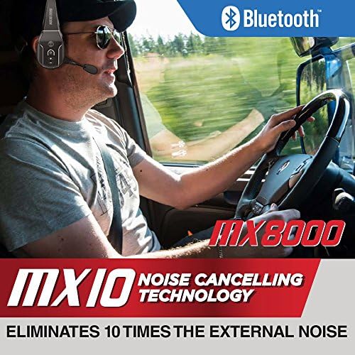 קבוצת המנוע של קבוצת האביזרים המובילה אוזניות Bluetooth עם ביטול רעש MX-10, שחור