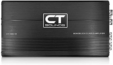 CT Sounds CT-1000.1d Compact Class D Carie Audio Audio Audio Monoblock מגבר, 1000 וואט RMS