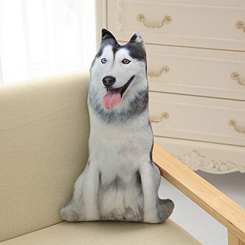 עיצוב חמוד בובת בית מתנה לזרוק קטיפה הדפסת כרית כרית יצירתי 3 ד כלב כרית מקרה סאטן ציפית פעוט