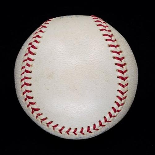 תחילת שנות השישים של המאה העשרים טירון קרל יסטרזמסקי יחיד חתימה בייסבול OAL JSA - כדורי בייסבול עם חתימה
