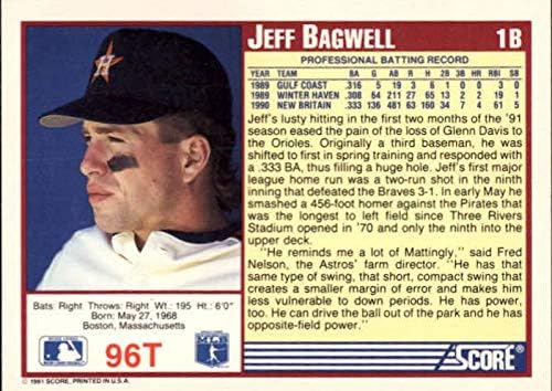 1991 ציון טירון בייסבול וסדרות סדרות סדרות מפעל אטום 110 כרטיסים הכוללים כרטיסי טירון של איבן רודריגז וג'ף