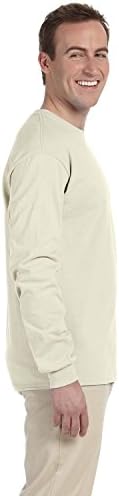 Gildan Ultra Cotton 6 Oz. חולצת טריקו של שרוול ארוך טבעי