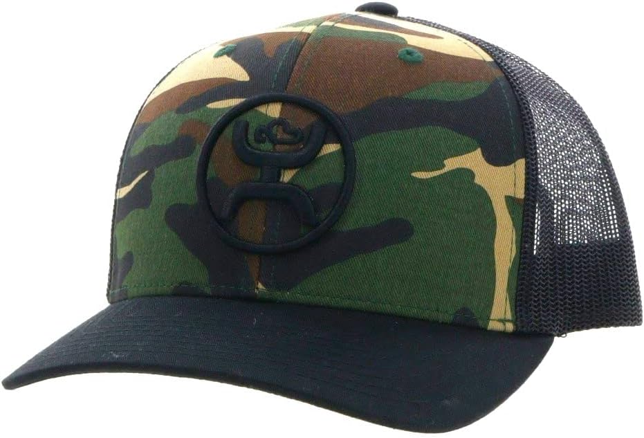 כובע משאית מתכוונן קלאסי עם 6 פאנלים עם לוגו