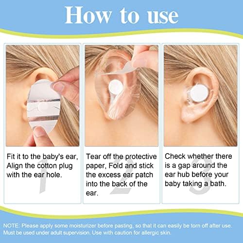 מכסה מגן אוזניים של NPKGVIA כיסוי מכסה מקלחת אוזן אוזניים סיליקון מכסה 60 יחידות לשימוש חוזר כביסה מתאימה