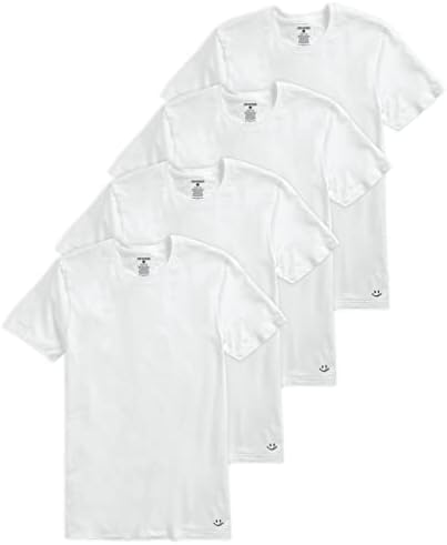 חולצות טריקו של ג'ו בוקסר חבילת טריקו של 4 - גופיות צוואר הצוות לגברים חבילה של 4 - חולצות T