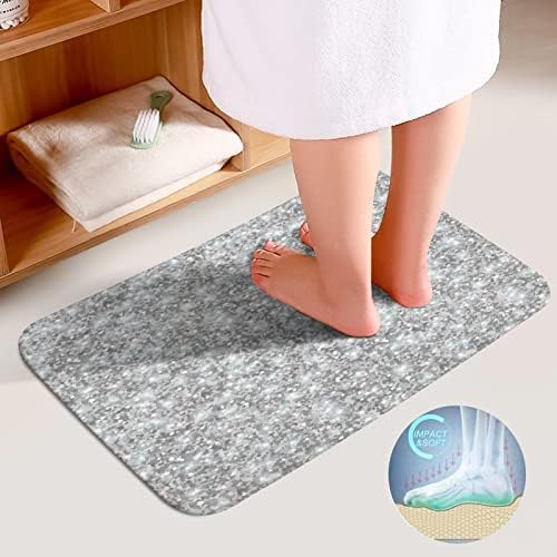 שטיחי אמבטיה נצנצים תלת מימדיים שטיחי אמבטיה 3 חלקים נצנצים מחצלות אמבטיה ללא החלקה שטיחי אמבט