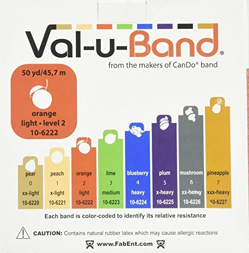 להקת התרגיל של Val-U-Band Twin Pak, Orange
