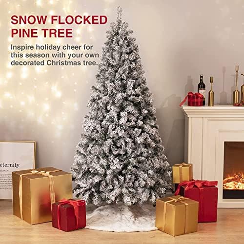 הדמיית שלג עץ חג המולד צפוף ארז דביק אורן אורן מחט עלה עץ דקורטיבי לחג המולד בשלג
