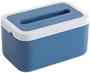 תיבת רקמות מפיות כחולה של ylyajy עם קופסת רקמות נשלפת קופסת שולחן אוכל קופסת שולחן אוכל קופסת שולחן.