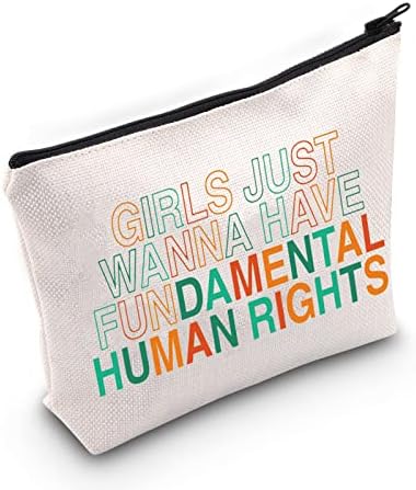 טובגב פמיניסטית מתנה פמיניסטית תמיכה רוכסן תיק נשים זכויות בהשראת מתנת נשים העצמה מתנה פמיניזם ילדה