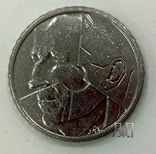 אירופאי בלגי מטבע צרפתית גרסה 50 פרנק ניקל בלגיה שמונה אפור גרסהמטבע אוסף הנצחה מטבע