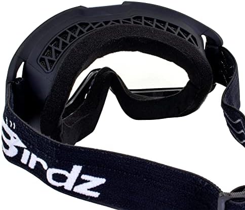 משקפי שמש של בירדז 2 זוגות משקפי בטיחות לאופנוע שקנאי עם עדשות ברורות ועשן
