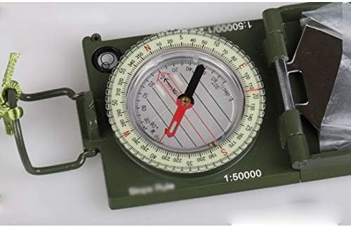 Jahh Compass Compass Compass, כלים מצפן ניווט חיצוני עם תיבת אחסון, לניווט טיולים עמיד