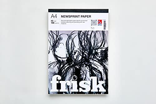 כרית טביעת עיתון פריסק A4, נייר, לבן, 30 x 22 x 1 סמ