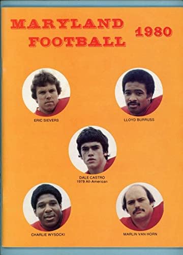 1980 אוניברסיטת מרילנד מכללת הכדורגל מדריך המדיה בומר אסייסון סופ - תכניות מכללות